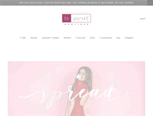 Tablet Screenshot of beyourselfonline.com